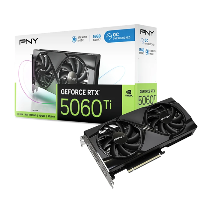 کارت گرافیک پی ان وای مدل GeForce RTX 5060 Ti 16GB GDDR7 